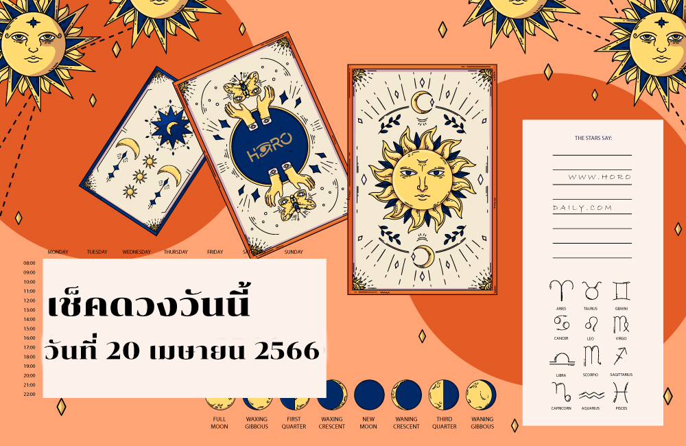 เช็คดวงวันนี้ 20-4-2566